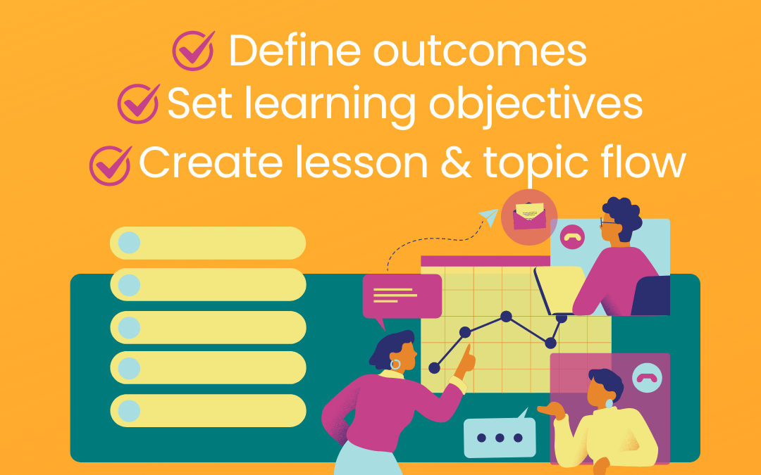 Define outcomes Set learning objectives