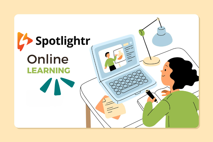 Online leanring with Spotlightr