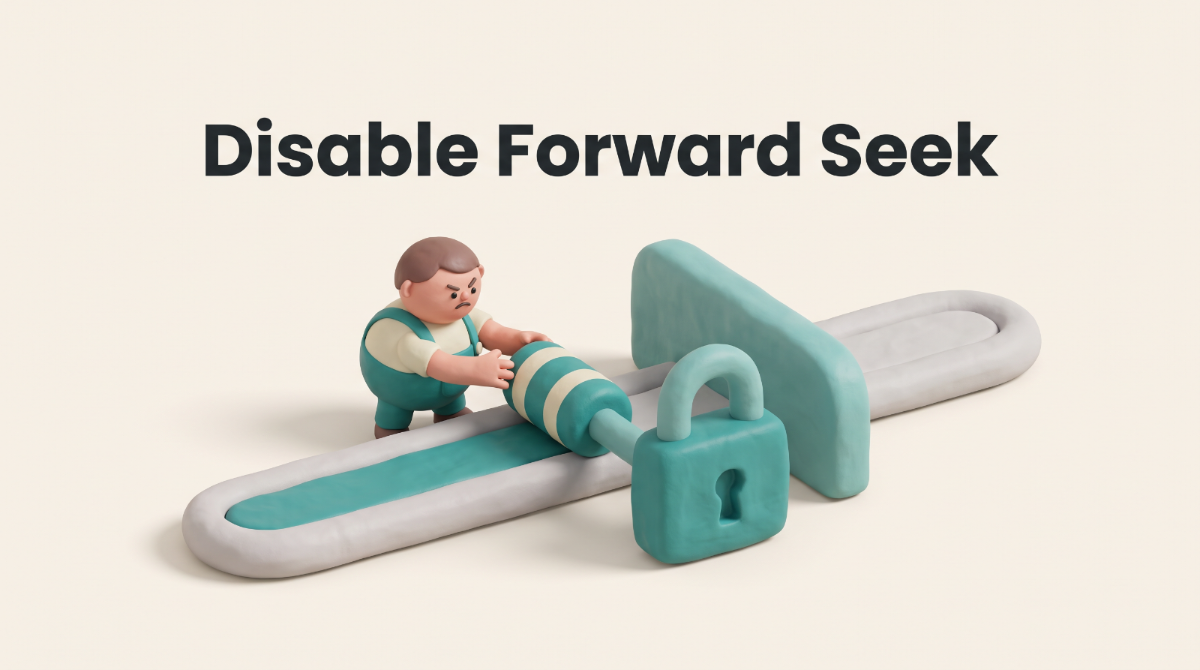 disable forward seek on video