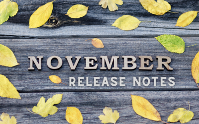Release Notes: November