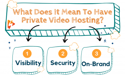 Want Private Video Hosting?  3 Elements Are Needed